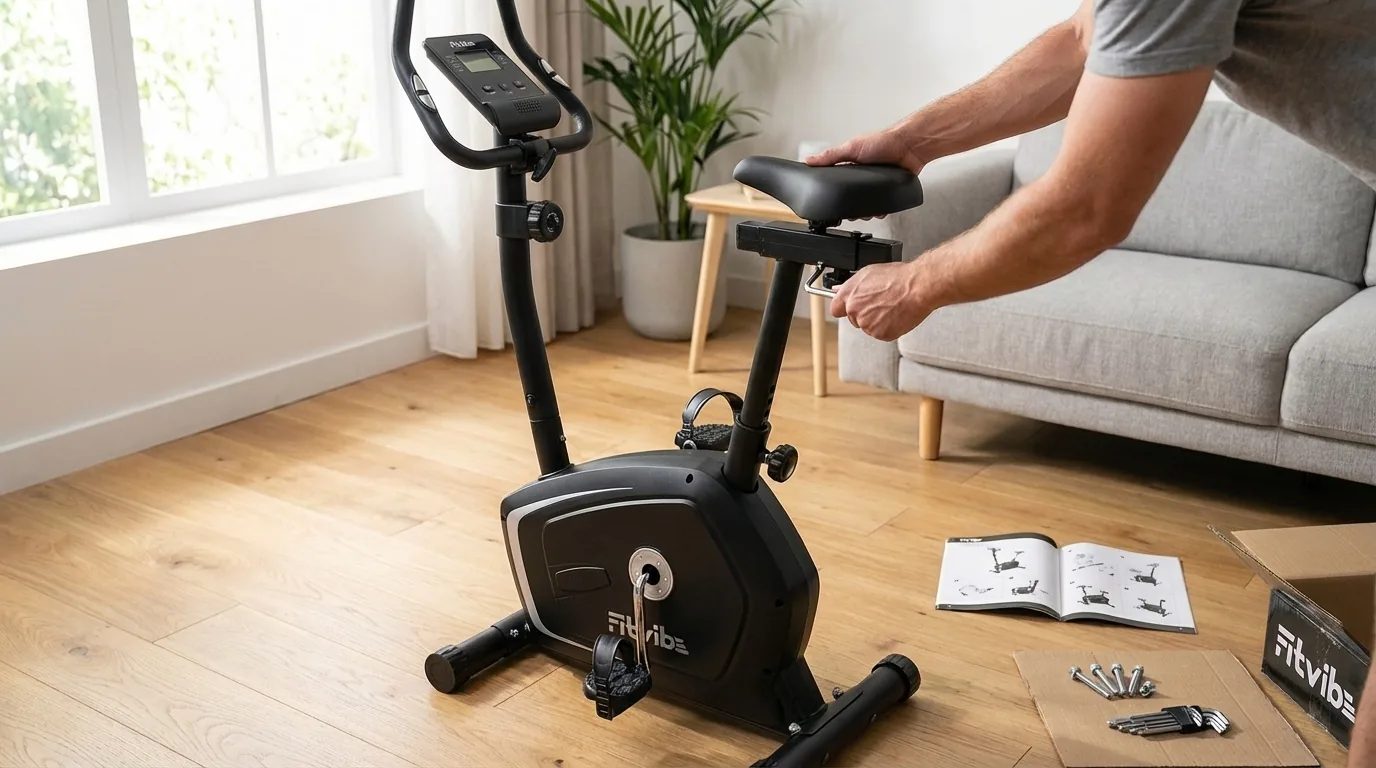 Сборка велотренажёра FitVibe — простой процесс