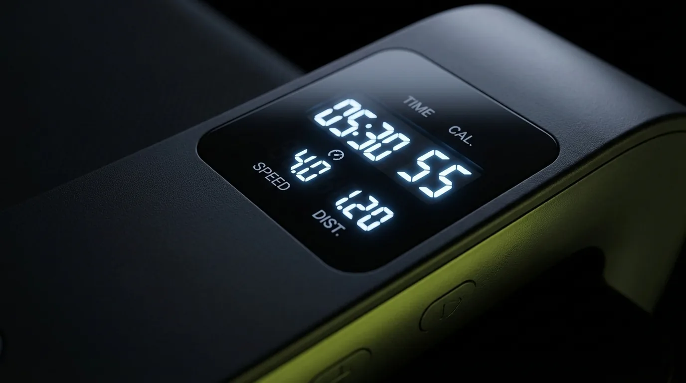 Панель управления TF48089 — скорость, дистанция, калории